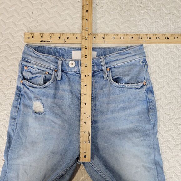 Mother Superior Jeans Womens 26 The Tomcat Confession Distressed Cropped USA - Picture 13 of 16